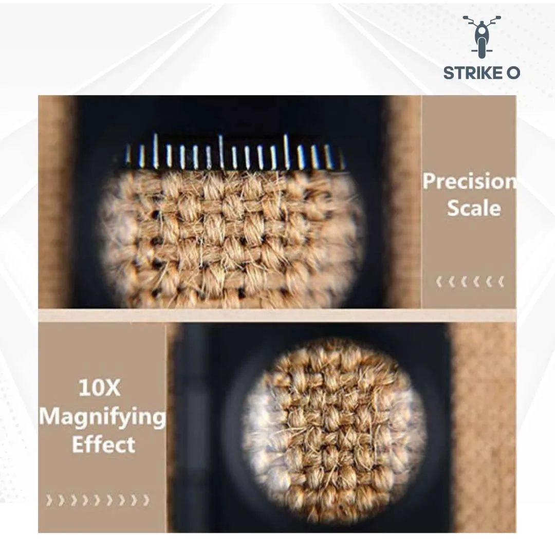 10X Thread Counting Glass Folding Magnifier | StrikeO | Online Shopping